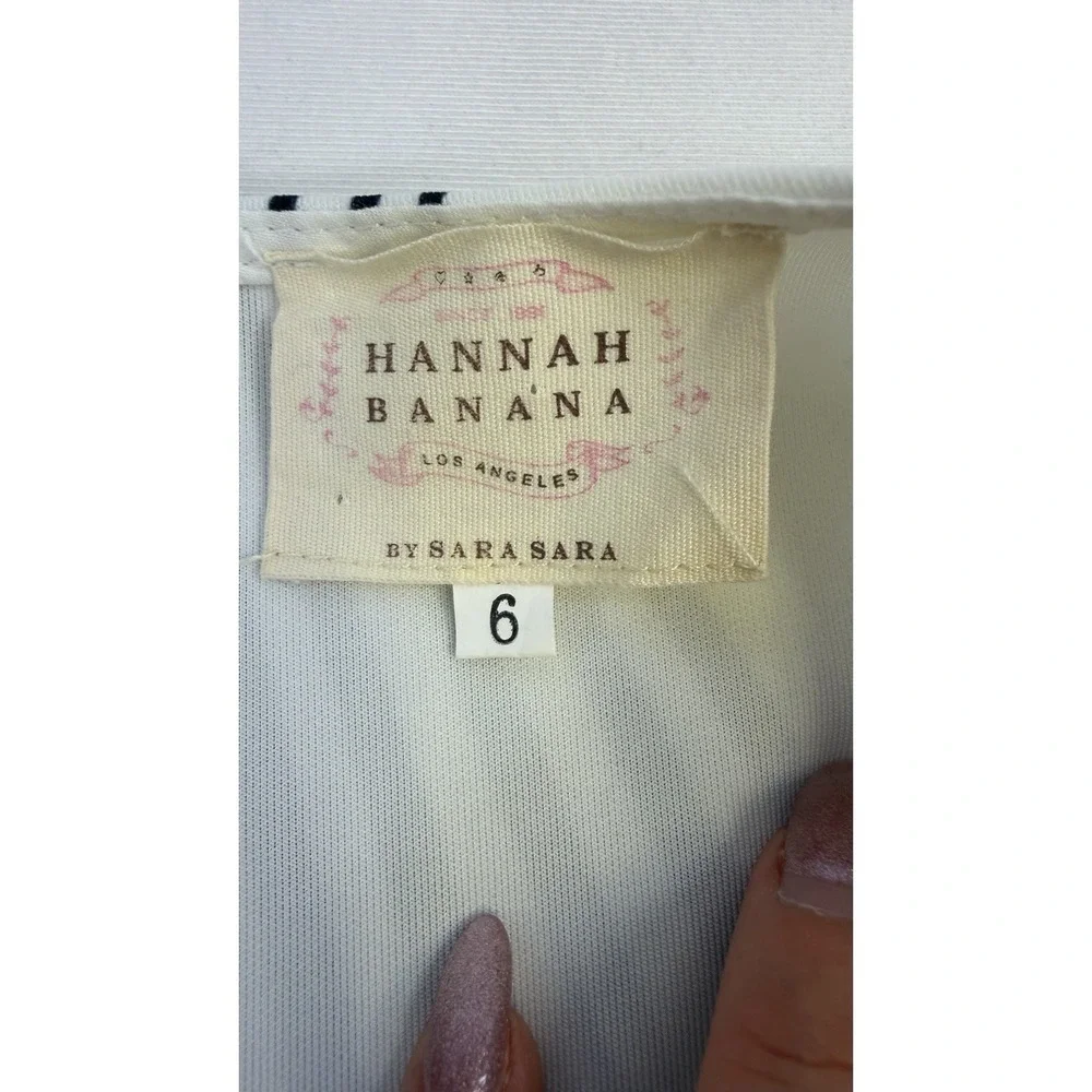 Hannah Banana by Sara Sara Floral Rhinestone Girls Dress Size 6 Party Worn Once